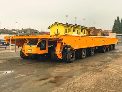 Un autre véhicule élévateur automoteur pour les chantiers navals de Cometto pour Fincantieri